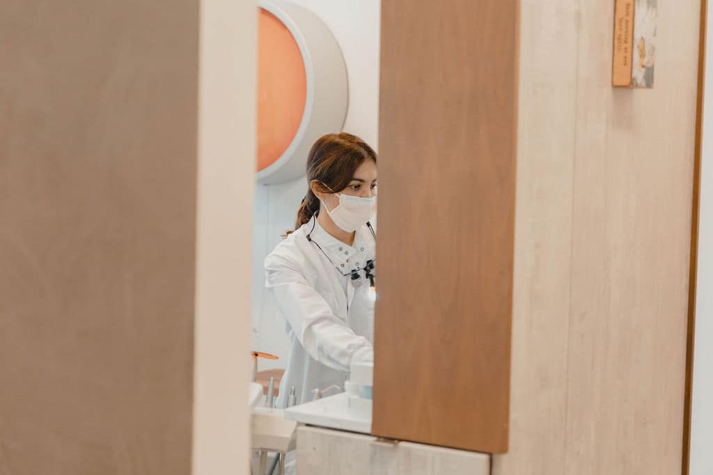 A Zen Dental Studio clinician at work