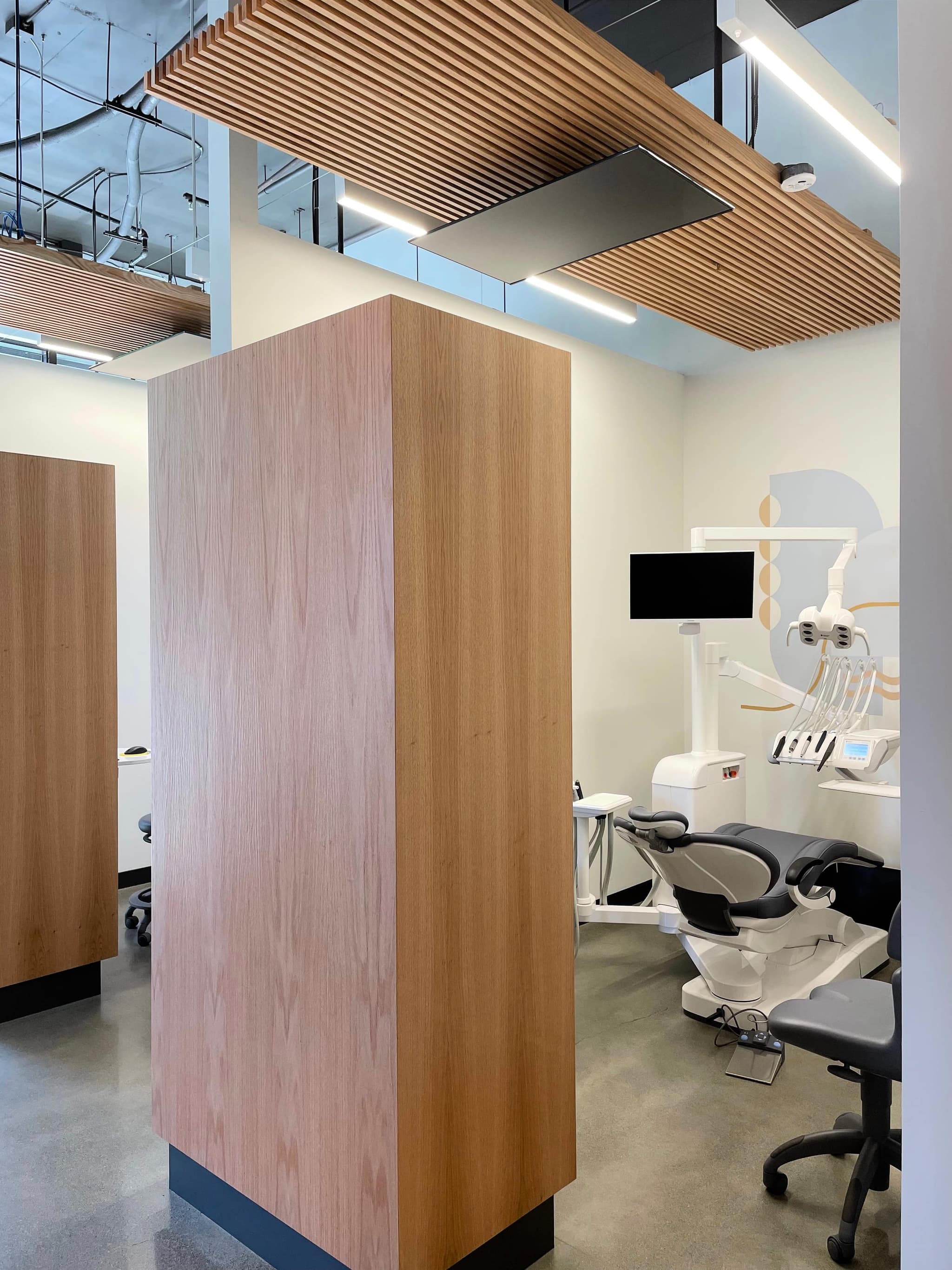 A treatment suite at the Mountain View studio